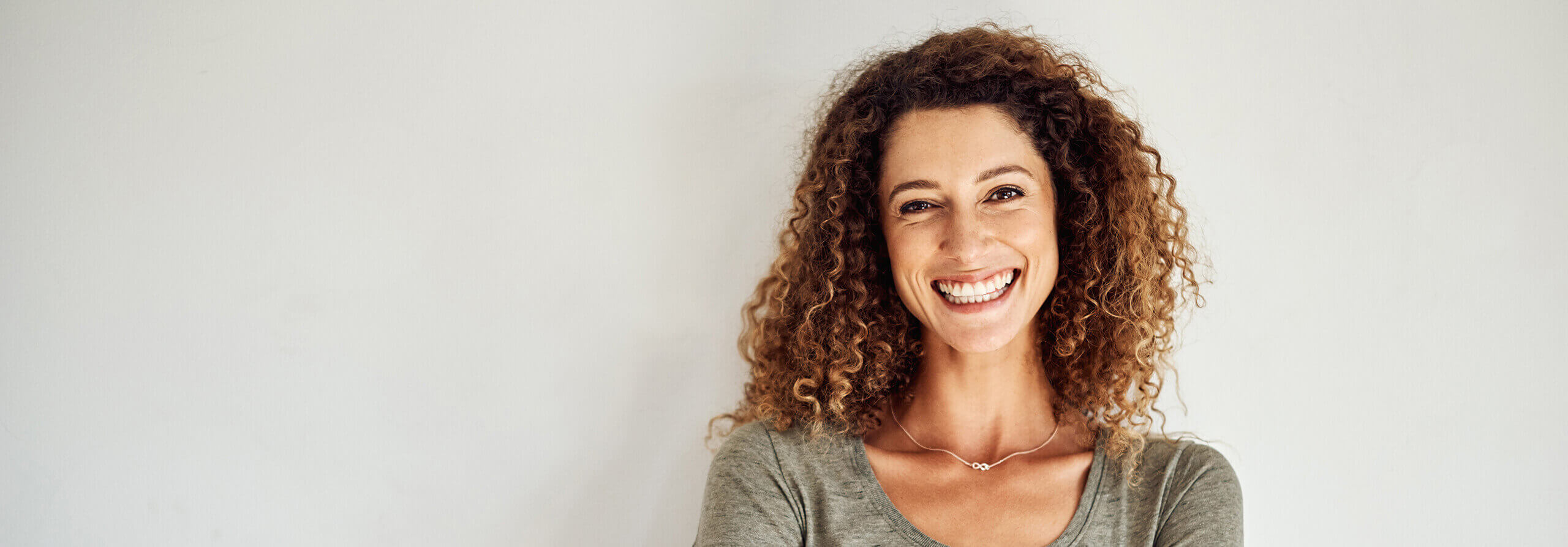 woman with a bright, white smile